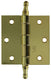 Yale 1019145 - 3 vaasknopscharnieren vermessng 76x76mm | 2 stuks
