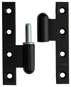 Yale 1019156 - 3 zware paumellen zwart geplast.links 110x70mm | 5 stuks