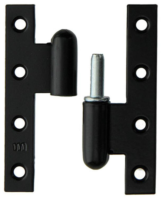 Yale 1019157 - 3 zware paumellen zwart geplast.rechts 110x70mm | 5 stuks