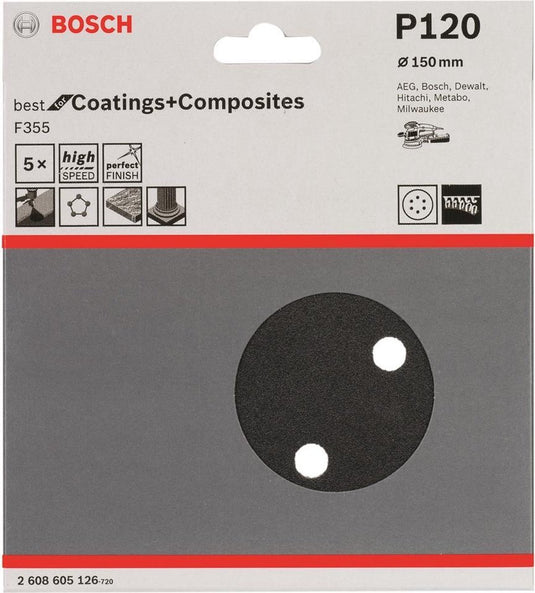 Bosch 5 schuurvel ø150 best coatings 6,120