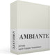 Ambiante jersey split-topper hoeslaken - tweepersoons - off-white