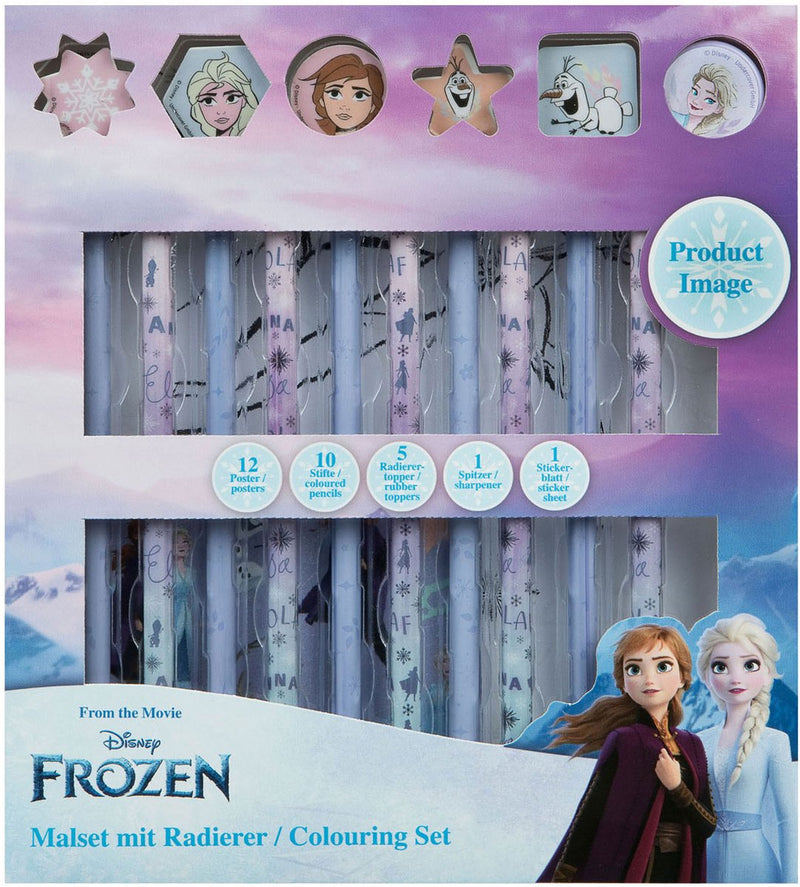 Load image into Gallery viewer, Undercover kleurset met gummen frozen, 29dlg.
