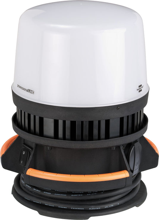 Brennenstuhl professionalline led werklamp 360° orum 12050 m led bouwlamp voor de permanent gebruik buiten ip54 (97w, 12600lm, 5m kabel, ideaal voor de ruimteverlichting, industrieel geschikt)