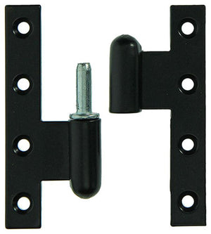 Yale 1019163 - 3 zware paumellen zwart geplast.links 110x80mm | 5 stuks