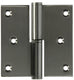 Yale 1019168 - 1 roestvrij stalen paumel links met rechte hoek 80 x 82 | 5 stuks