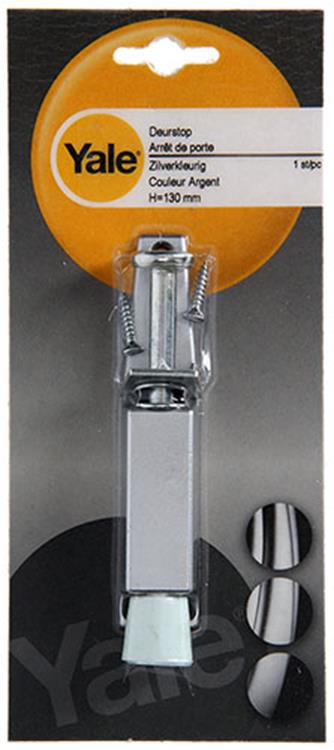 Load image into Gallery viewer, Yale 1019208 - 1 deurstop zilverkleurig h=130mm | 3 stuks
