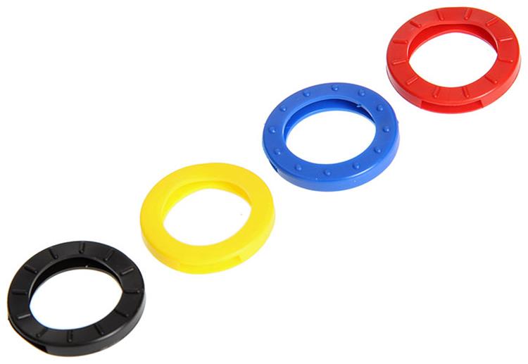 Load image into Gallery viewer, Yale 1019210 - 4 sleutelkenringen plast.vr vkt sleutels | 10 stuks
