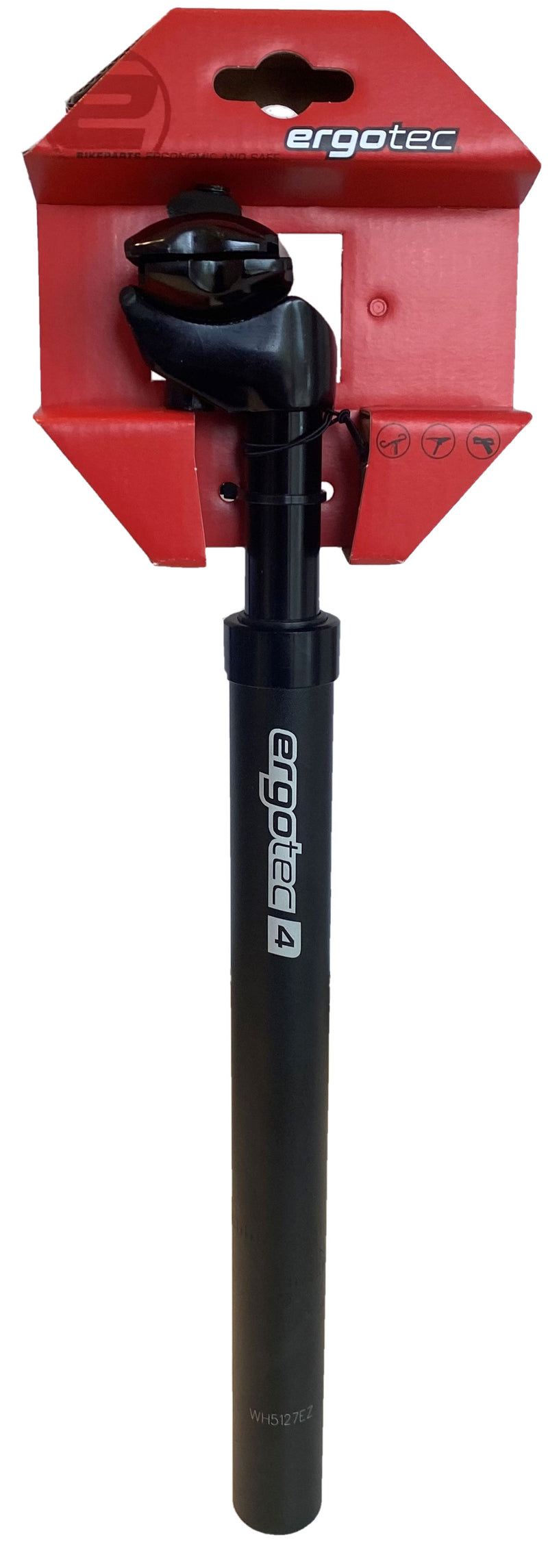 Load image into Gallery viewer, Elvedes zadelpen ergotec verend sp-4.0 ø27.2 350 mm - zwart
