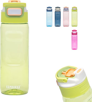 Kambukka elton drinkfles 750ml - fine lime met 3-in-1 lid en makkelijke reiniging