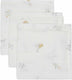 Jollein - hydrofiel monddoekje 31x31cm - baby hydrofiele doeken - 3 stuks - lovely birds