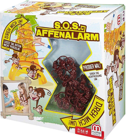 Mattel games vallende aapjes - familie bordspel