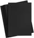 Creativ company karton - hobbykarton - zwart - diy - knutselen - kaarten maken - a6 - 10,5x14,8cm - 200 grams - 100 vellen
