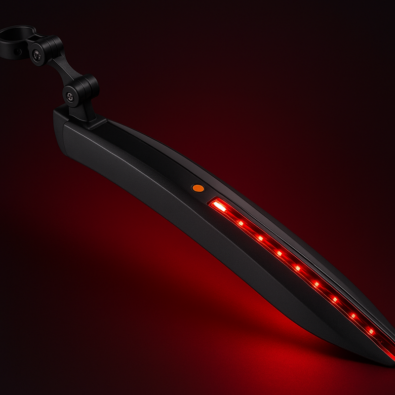 Load image into Gallery viewer, Mirage Spatbord achter 24-28 zadelpen met ledstrip
