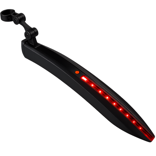 Mirage Spatbord achter 24-28 zadelpen met ledstrip