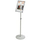Displaystandaard nobo a4 zilver