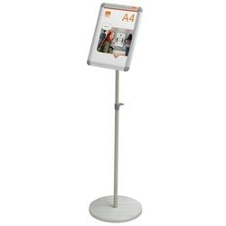 Displaystandaard nobo a4 zilver