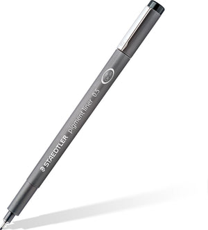 Staedtler - artist series - pigment liner - fineliner - zwart - 0,5 mm