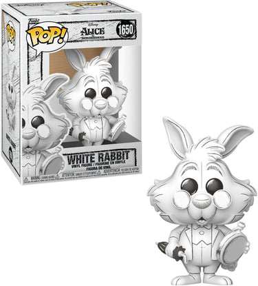 Funko disney pop! vinyl figure sketched- white rabbit 9 cm