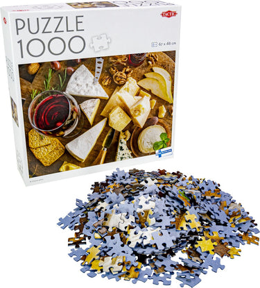 Tactic a cheese plate – puzzel – 1000 stukjes – culinaire kaasplank – sfeervolle foodfotografie – hoogwaardige scandinavische kwaliteit