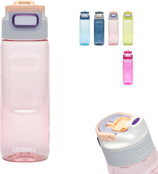 Kambukka elton drinkfles 750ml - rainbow pastels met 3-in-1 deksel en makkelijke reiniging