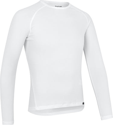 Gripgrab - ride thermal lange mouw winter fiets ondershirt polygiene base layer thermoshirt - wit - heren - maat xl