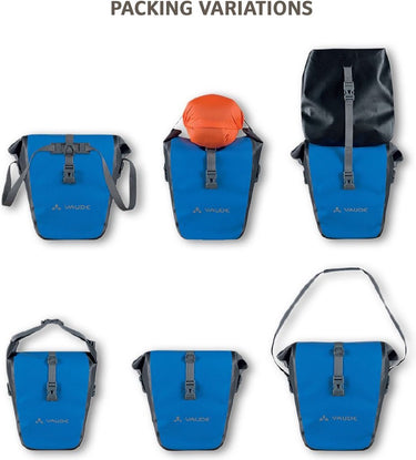 Vaude aqua back single, achterste tas, unisex fiets-sport achterzakken