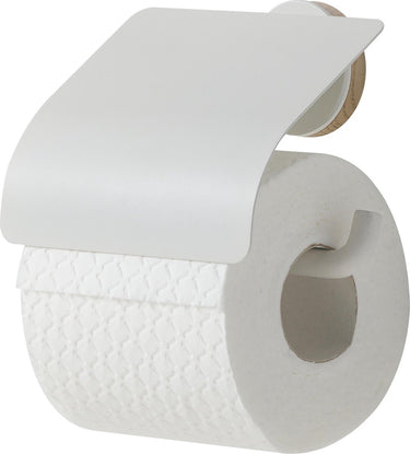 Tiger urban - wc rolhouder met klep - toiletrolhouder - zonder boren - boren of lijmen - wit