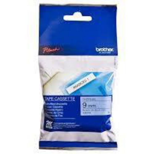 Brother labeltape m-k521bz zwart op blauw