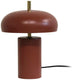Leitmotiv tafellamp joya - rode oker - 18x18x24cm - scandinavisch