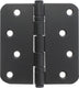 Starx - deurscharnier -kogellager - 89 x 89 - ronde hoek - zwart - set van 2 stuks