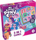 Tactic my little pony 3-in-1 spellenverzameling – kaartspel – lotto – domino – memo – kinderspel vanaf 4 jaar
