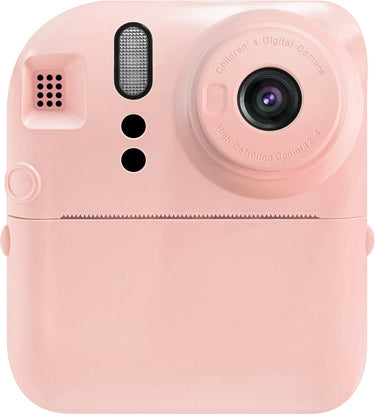 Vision products instant print camera – kindercamera met 2 rollen printpapier – roze – voor kinderen vanaf 4 jaar