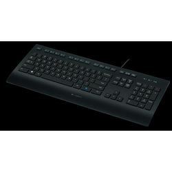 Logitech k280e toetsenbord (zwart, eu lay-out (qwerty), rubberdome)