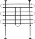 Flamingo autoveiligheidsrek tara – verstelbaar 100-160 cm breed x 75-130 cm hoog – zwart – veilig reizen met honden