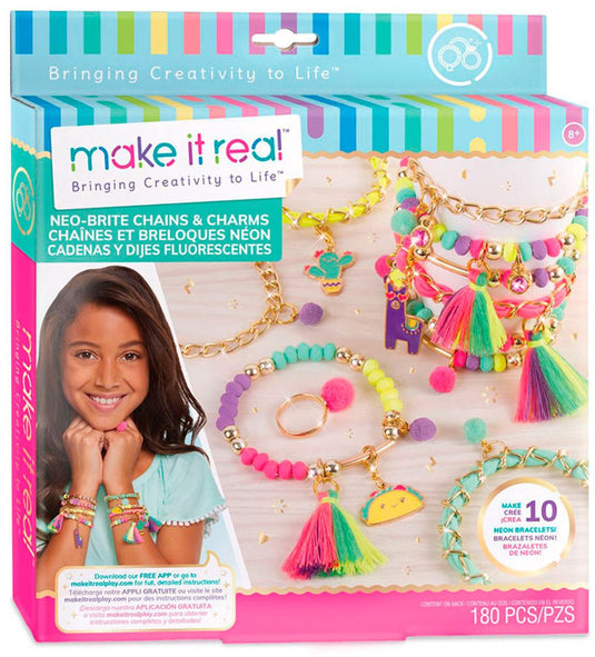 Spectron make it real - neon armbandjes bedeltjes