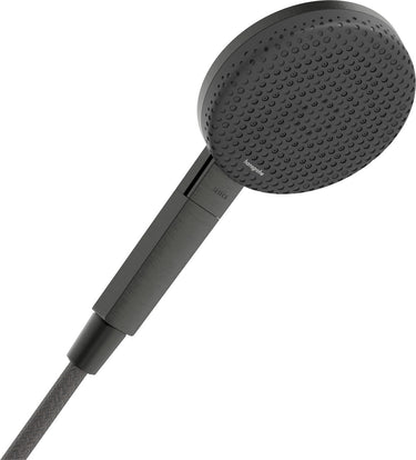 Hansgrohe raindance alive select s - handdouche - ecosmart waterbesparend - select-knop bediening - 125mm maat - 3 straalfuncties - brushed black chrome