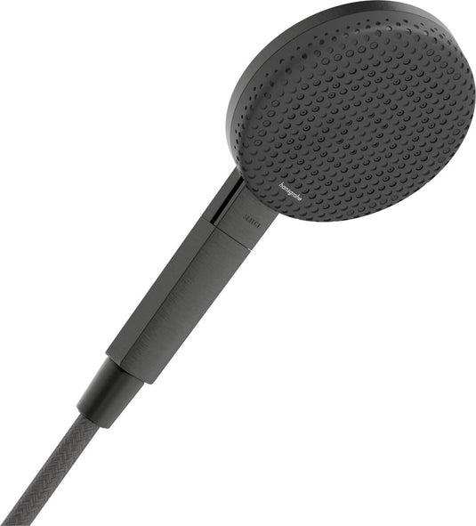 Hansgrohe raindance alive select s - handdouche - ecosmart waterbesparend - select-knop bediening - 125mm maat - 3 straalfuncties - brushed black chrome