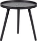 Woood mesa bijzettafel m - hout - zwart - 45x45x45