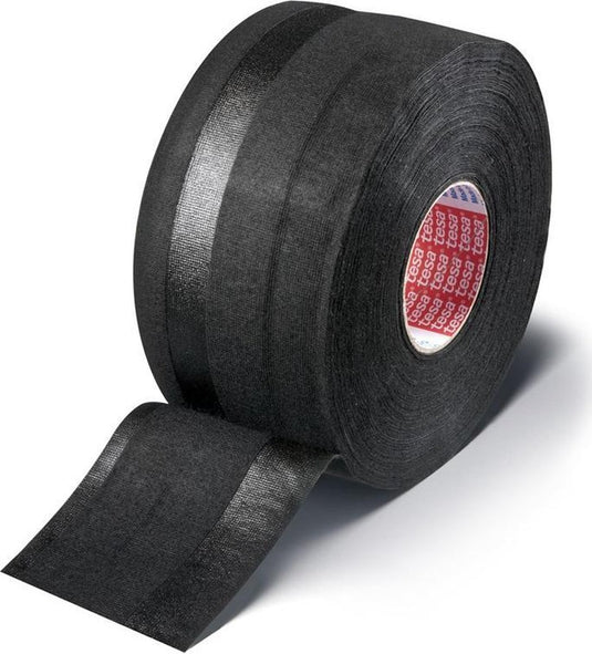 Tesa 51608 kabelbundeltape - pet-vlies - zwart - 19mm x 15m