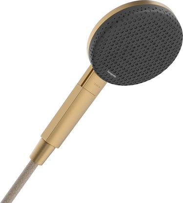 Hansgrohe raindance alive select s - handdouche - ecosmart waterbesparend - select-knop bediening - 125mm maat - 3 straalfuncties - brushed bronze