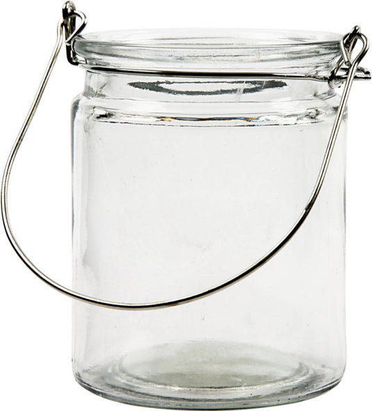 Creativ company glazen lantaarn 10x7,6 cm 12 stuks