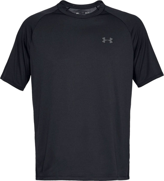 Under armour ua tech 2.0 ss tee-blk heren sportshirt - zwart - graphite