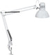 Maul study bureaulamp - metaal - wit - e27 fitting - tafellamp met klem