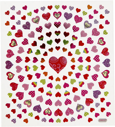 Creativ company stickers kleine harten, 1 vel