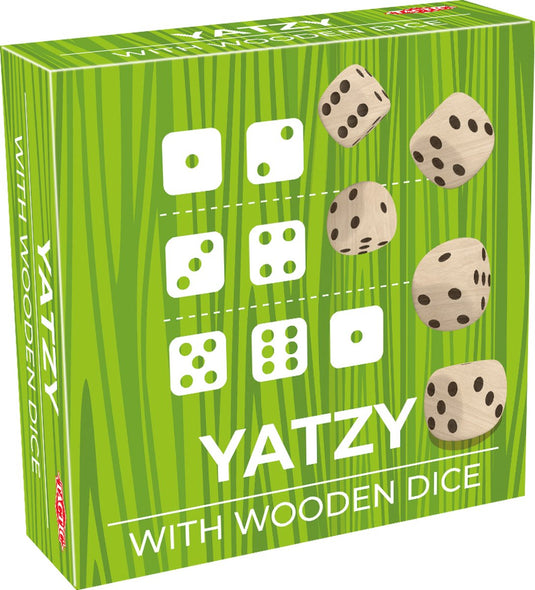 Tactic yatzy deluxe – dobbelspel – classic games – houten spel – vanaf 5 jaar
