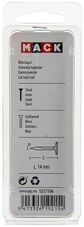 Load image into Gallery viewer, Mack 1017194 - bloknagel staal geblauwd 50 gr14 mm | 10 stuks
