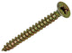 Mack 1017219 - spaanplaatschroef vz kop geelverz.35 st 3,0 x 30 mm | 10 stuks