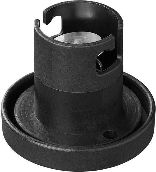 Proplus lpg stofkap - robuust kunststof - 50 mm - zwart - per stuk