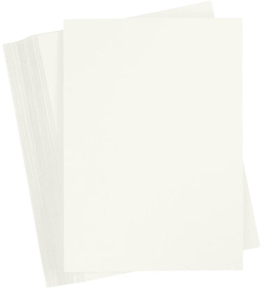 Creativ company karton - ivoor - a6 - 10,5x14,8cm - 180 grams - creotime - 100 vellen