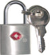 Travelsafe - tsa hangslot - grijs